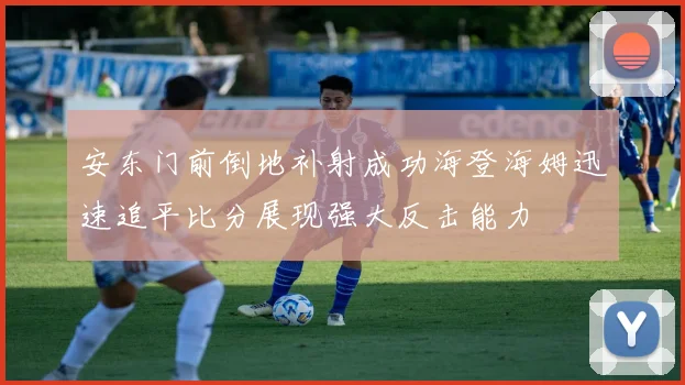安东门前倒地补射成功海登海姆迅速追平比分展现强大反击能力